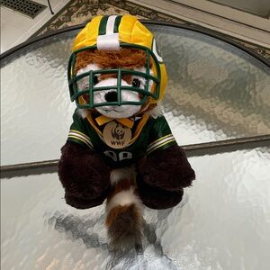 NFL Green Bay Packers Plush Toy with Helmet